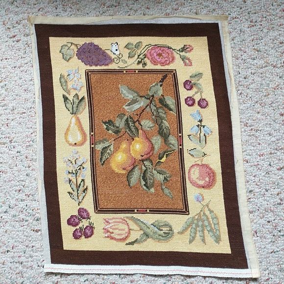 Heritage Collection Needlepoint Petit Point PEARS 06014 Elsa Williams Co - Picture 1 of 8